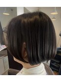 大人ツーブロックボブ