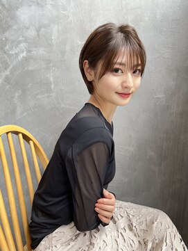 ジョルフ サロン オリジナル(JOLF salon original) 【JOLF 塩川祐輝男】シースルーショートボブ