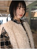 ボブウルフカット