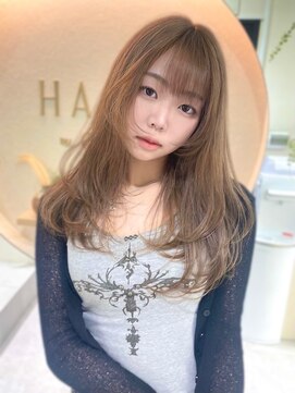 ハチ(HACHI) ブリーチ1回でつくるy2kレイヤーヘア