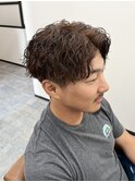 無造作ツイストスパイラル×ブラウンカラー