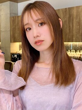 グランド(GRAND) セミロング30代40代ストレートレイヤー前髪なし前髪あり表参道