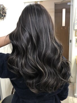 エトラ 渋谷店(etora) 小顔 ネビージュ　グレージュハイライトカラー◎