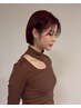 【mika指名限定】カット+ブリーチなしダブルカラー