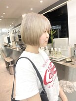 ロンドシエル 横浜(Lond ciel)&nbsp;ハイトーンボブ/ブリーチ/ダブルカラー