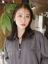 サンプラス(san+) 【リコ】美髪骨格似合わせタイトロブシースルーバング