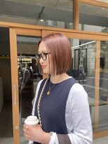 ミー(mii)&nbsp;【mii】ピンクベージュ/あご下ボブ