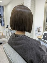 アウリイバイイルヘアー(Aulii by illu hair) ミニボブ×オリーブベージュで大人艶髪に◇