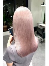 ラベンダーグレージュの艶感設計☆紫みグレーでつくる、色気と品のあるハイトーン◎