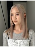 クリーミーブロンドカラー