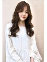 ドロシー 郡山桑野店(Dorothy)&nbsp;ミニウルフチェリーブラウンホワイトグレージュフェザーパーマ