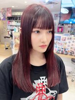 トーキョー オタクヘアー(TOKYO OTAKU HAIR)&nbsp;ブリーチなしカラー赤髪♪