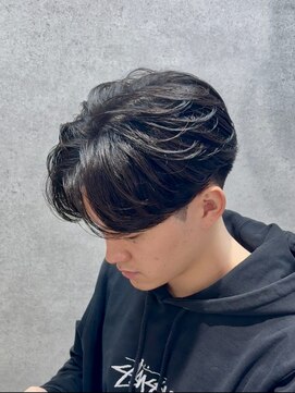 ネクスト 渋谷(NEXT) MEN’S HAIR/ブルーブラック/フェザーパーマ/渋谷