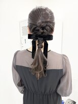 シアー(sheer)&nbsp;《sheer/氏家》#ヘアアレンジ#ヘアセット#タイト#編み込み