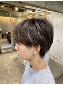 メンズ　ハイライト　ブリーチ
