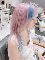 デイズ(days)&nbsp;ホワイトピンクにポイントブルーカラー/デザインカラー