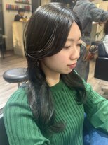 コラソン(corazon)&nbsp;顔周りカット艶感たっぷりグレージュカラー