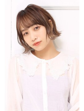 CLUTCH 梅田茶屋町店【2月1日 OPEN（予定）】 大人可愛い20代30代40代小顔魅せショコラベージュ　ショートA2