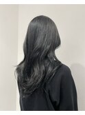 ブルーブラック×レイヤーカット