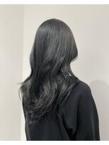 アッシュ 浦安店(Ash) ブルーブラック×レイヤーカット