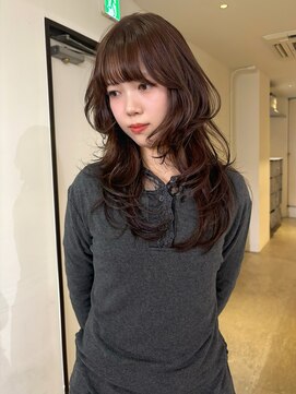 ニコフクオカヘアーメイク(NIKO Fukuoka Hair Make) 【NIKO】ブリーチなしブラウンベージュ.ハッシュカット