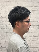 グレイスフルバーバー 赤坂見附店&nbsp;ツーブロアップバングスタイル