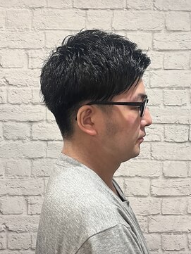 グレイスフルバーバー 赤坂見附店 ツーブロアップバングスタイル