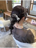 編みおろしアレンジ