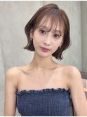 大人涼しげウェーブ巻き