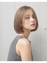 ゴロクヘアー(56 hair)&nbsp;ミルクティーベージュボブ【56hair 戸越銀座】