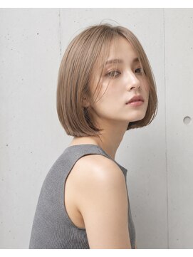 ゴロクヘアー(56 hair) ミルクティーベージュボブ【56hair 戸越銀座】