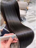 ヘアメイク アース 本庄早稲田店(HAIR & MAKE EARTH)&nbsp;ナチュラルベージュ_韓国ヘア_シルク縮毛_ヨシンモリ