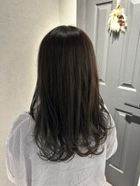 ブロック 日吉店(BLOC)&nbsp;ミディアムレイヤー×ブルーアッシュカラー
