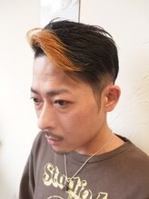 ルーバーブヘアー(Rhubarb hair) サマークールな２ブロック