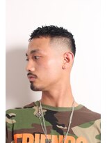 メリケンバーバーショップ フクオカ(MERICAN BARBERSHOP FUK)&nbsp;スパイキーショート/ニュアンスパーマ/スペインカール