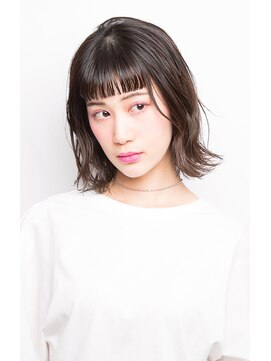 ピークアブー ワン(PEEK-A-BOO ONE) セミディボブ×シナモンベージュ【伊藤 雨潔】