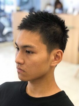 グランシュ 青葉台店(GranCieux) 黒髪×ソフトモヒカン