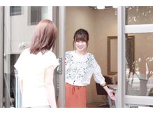 ～お出迎え～　担当スタッフが笑顔でお出迎え致します♪【池袋/髪質改善/イルミナカラー/TOKIO/縮毛矯正】