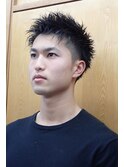 束感ツーブロック