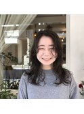 “ロングパーマ ふわふわ ウザバング  くびれロング”中西英美子