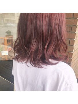 ヘアーサロンクレオ(CREO) ピンクブラウン