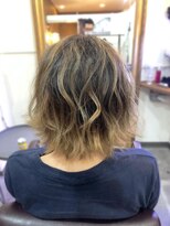 24 岸和田店&nbsp;外国人風ヘア好き必見！バレイヤージュカラー