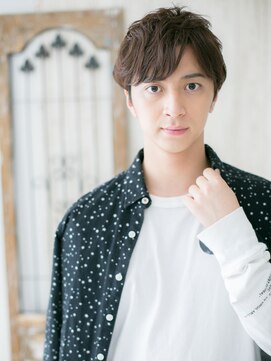 トニーアンドガイメン ホテル京阪仙台店(TONI&GUY MEN) ショコラアッシュ七三分けビジカジグランマッシュa