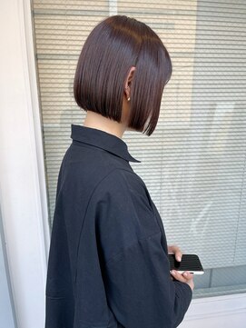 ミント(mint) ミニボブ/ボブ/抜け感ボブ/グレージュ