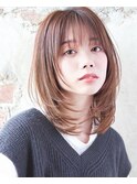 大人気★小顔効果抜群★レイヤーカット×髪質改善ストレート京佳