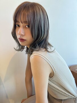 ヘアーデザインプレクト(Hair Design PRECT) 韓国風ヘア×オリーブグレージュ