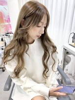 ランテルディ 渋谷(LANTERDIT)&nbsp;【LANTREDIT】オリーブベージュ（ブリーチ無し）担当JUN