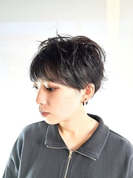 ヘアヌーダ ショートボブ、髪質改善、白髪ぼかし、キッズカット、カット