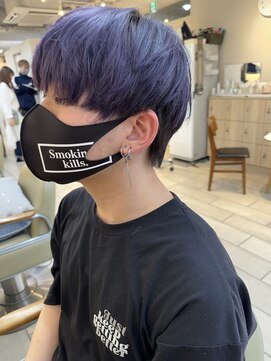 テトラ バイ ネオリーブ 横浜西口店(tetra by neolive) 横浜★ケアブリーチパープル