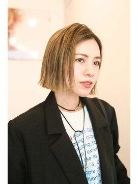 ビュートリアム 鎌倉小町(BEAUTRIUM) [BEAUTRIUM鎌倉小町]切りっぱなしハイライトボブ[渡沼一喜]